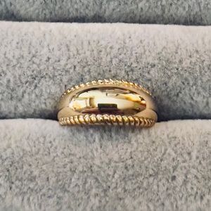 Carolyn Pollack brass band ring